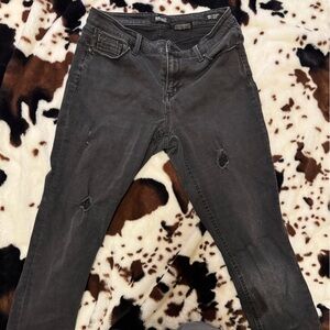 Black buffalo jeans